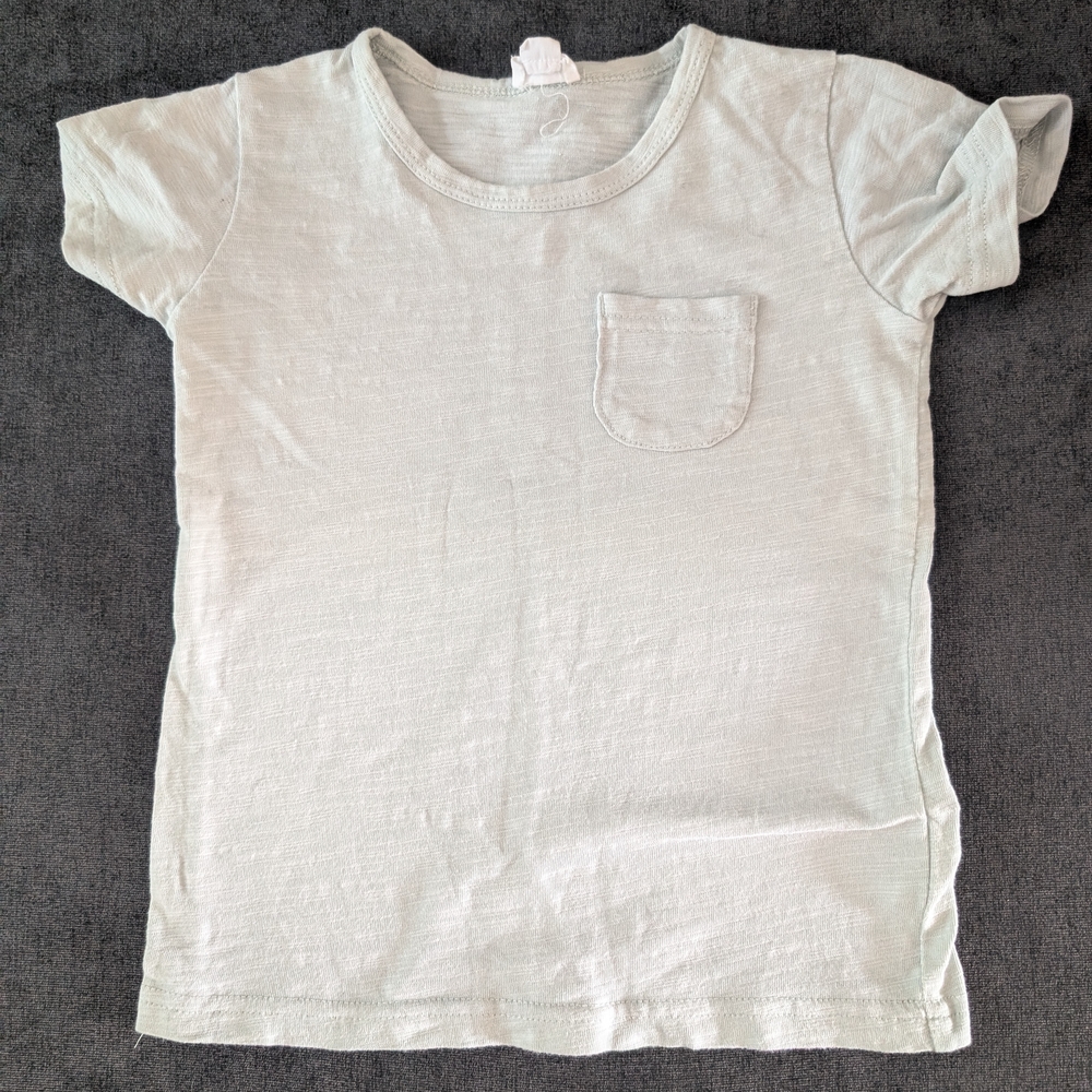 ❤️2/$20❤️Jamie Kay Light Blue-Grey Short Sleeve Pocket Tee